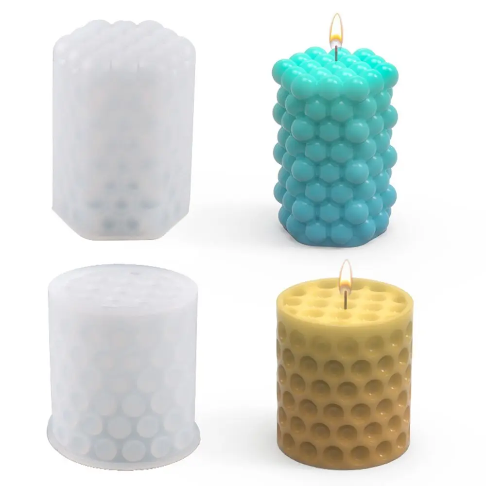 3D Силиконовая форма для свечи в цилиндре, сделай сам, форма для свечей, формы для торта, формы для смолы, 3D Художественная форма для изготовления восковых свечей, Силиконовые формы для мыла ручной работы