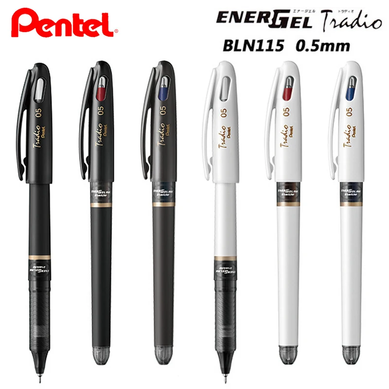 Pentel Tradio ручка 0,5 мм модная гелевая ручка с чернилами внутри Япония BLN115
