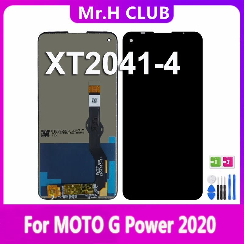 ВСЕ новое для Motorola Moto G Power 2020 XT2041-4 ЖК-дисплей с сенсорным экраном, дигитайзер в сборе, замена для G Power 2020