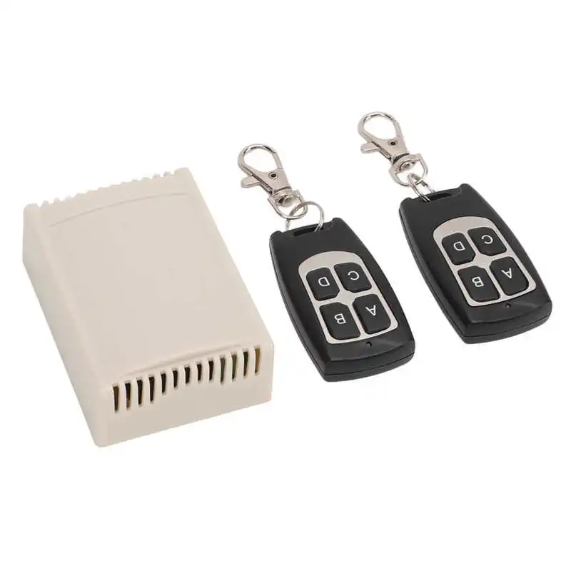 Дистанционный ключ от гаражных ворот 433,92 МГц Беспроводной дистанционный релейный переключатель гаражных ворот обучающего типа для легковых автомобилей, грузовиков, внедорожников для светодиодного освещения