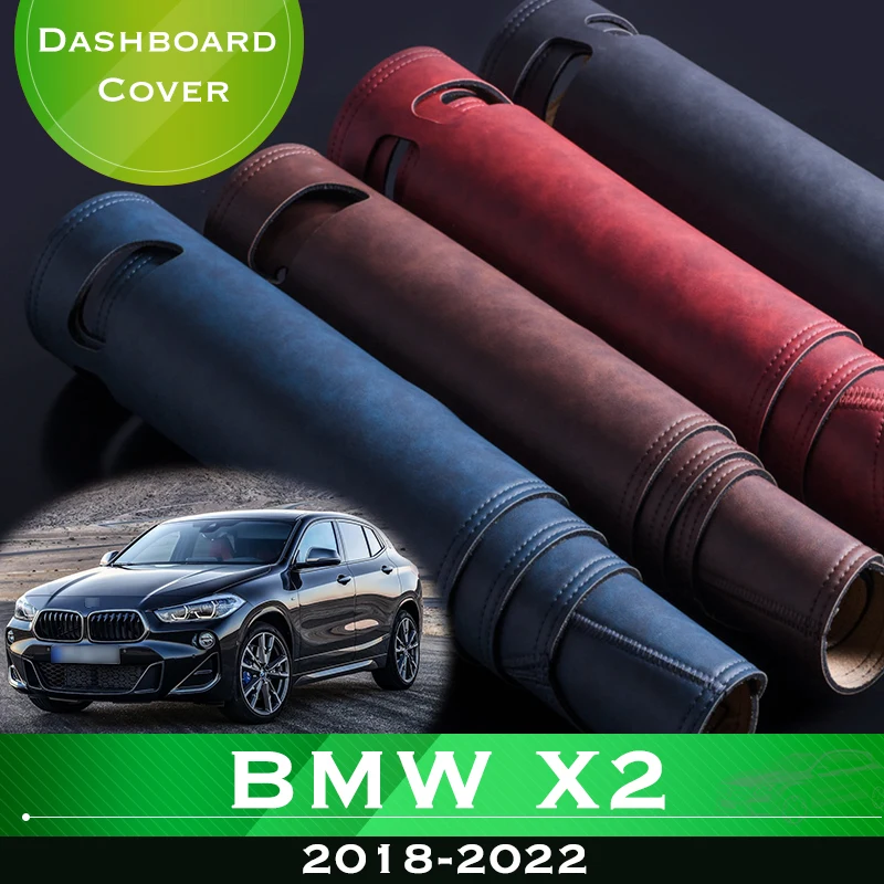 Для BMW X2 F39 2018-2022 Противоскользящая Приборная Панель Автомобиля, Избегающая Подсветки, Приборная Платформа, Крышка Стола, Кожаный Коврик, Ковер 2021 2020