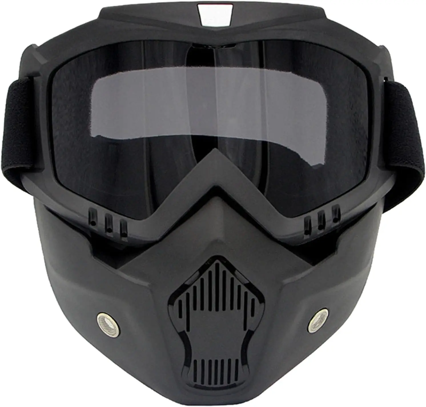 Мотоциклетные очки, Съемная защитная маска для лица, очки для гонок на квадроциклах, для мотокросса, пыленепроницаемые от царапин - серый