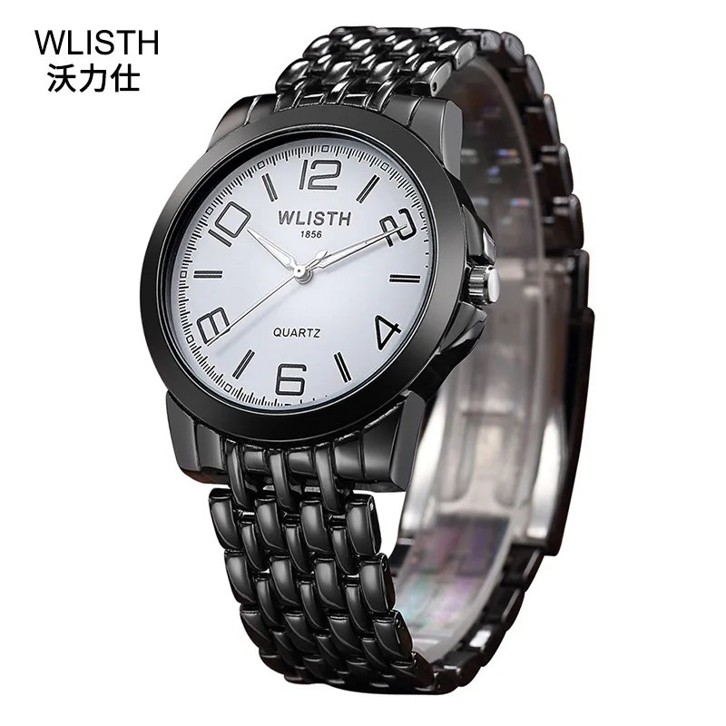 Мужские часы Деловые часы WLISTH Топовый Люксовый бренд Кварцевые наручные часы из военной стали Водонепроницаемые мужские часы Relogio Masculino
