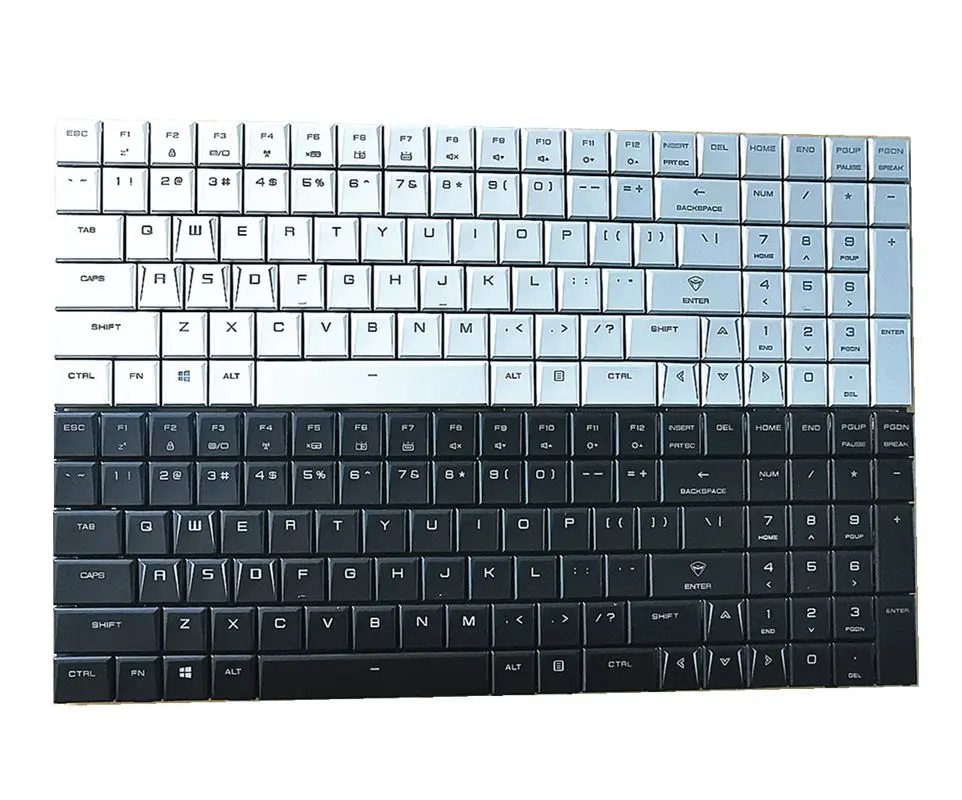 Новый Ноутбук/Тетрадь US Mechanical Cherry с RGB Подсветкой Клавиатуры Для MACHENIKE F117-B F117-F-FP Vulcan Pro GTX 4K V5 T1 T2